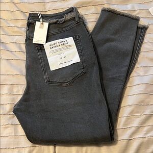 Good American Good Curve Skinny Crop